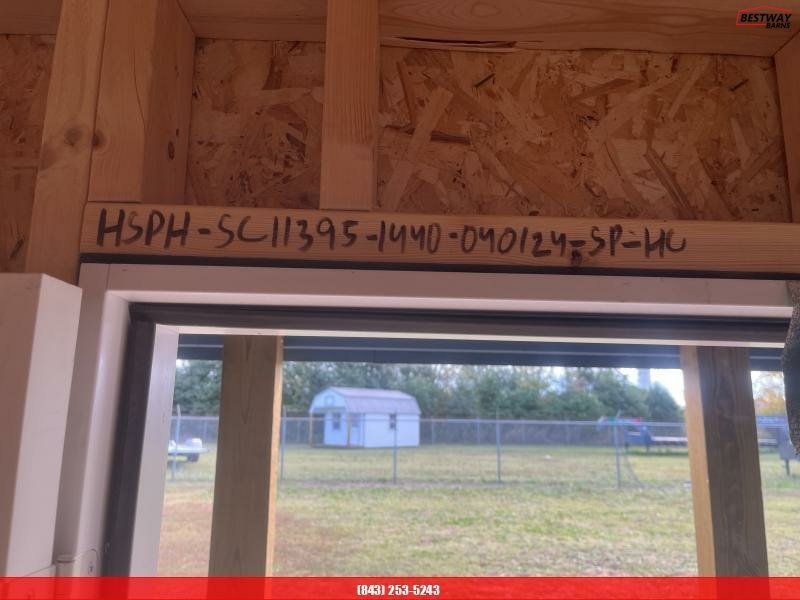 Used 2024 Old Hickory 14X40 SIDE GABLE DORMER REPO Utility Shed