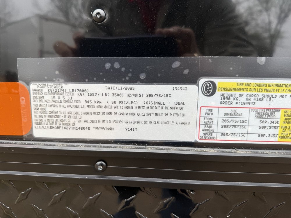 New 2026 HOMESTEADER 7 X 14 Enclosed Cargo