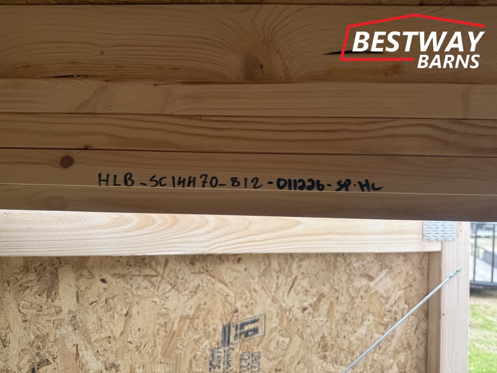 New 2026 Old Hickory 8 x 12 Lofted Barn