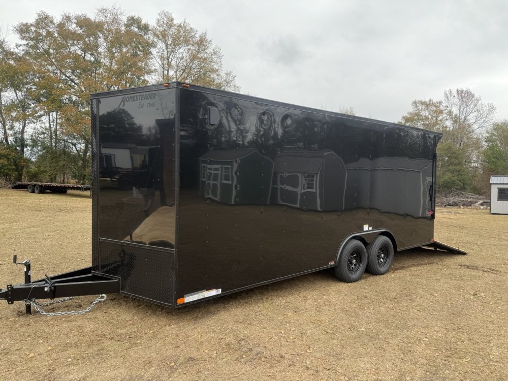 New 2026 HOMESTEADER 8.5 X 20 10K BLACKOUT Enclosed Cargo