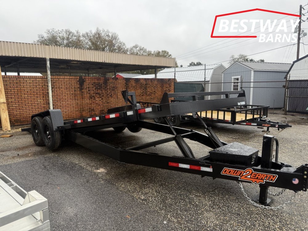 New 2026 Down 2 Earth 82 X 22' STEEL DECK POWER TILT Car Hauler