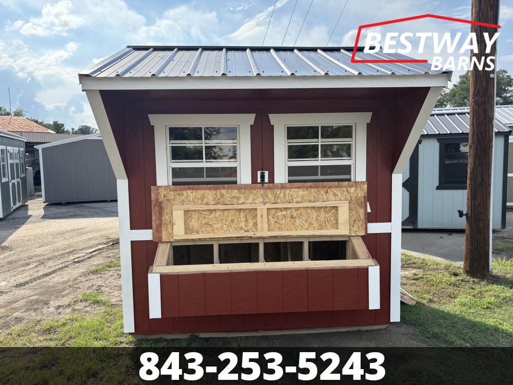 New 2026 Old Hickory 6X8 CHICKEN COOP Utility Shed