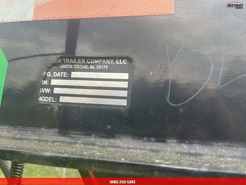 REPO 2022 Blazer 102 X 40 GOOSENECK REPO Equipment