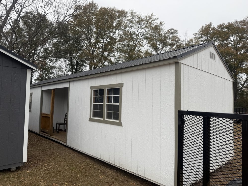 REPO 2024 Old Hickory 12 X 40 CENTER PORCH Utility Shed