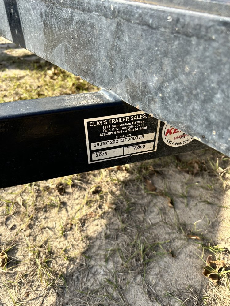 REPO 2025 Clay's Trailers 7X20 Car Hauler