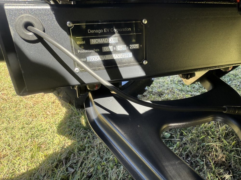 New 2026 Denago EV NOMAD XL BLACK Golf Cart