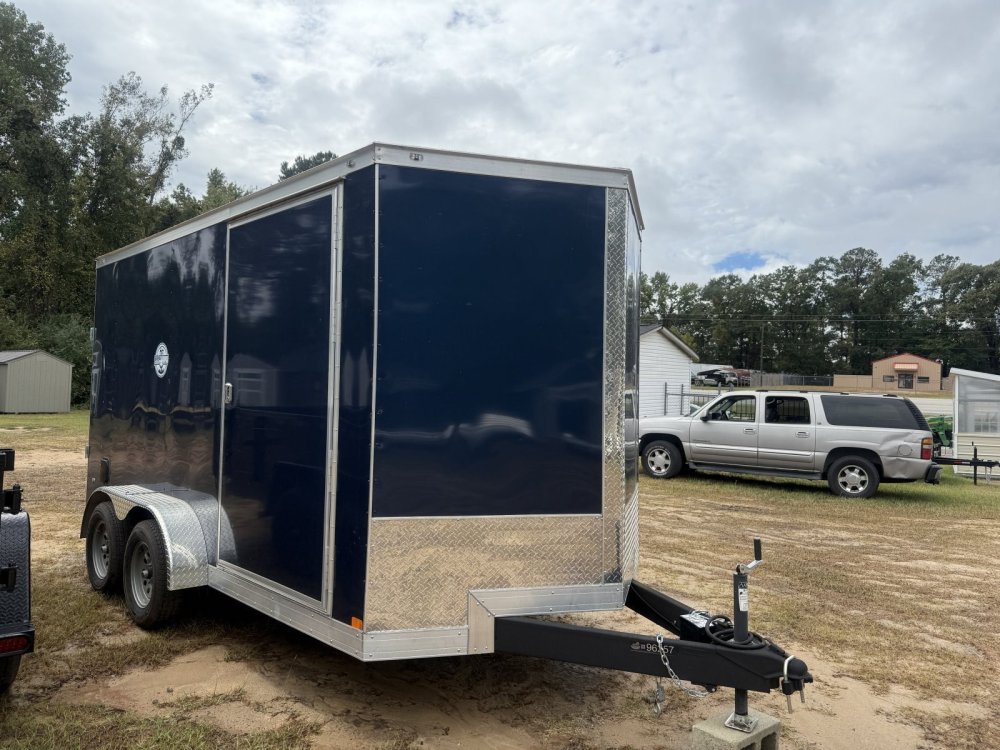 Used 2024 Covered Wagon 7X14 TANDEM Enclosed Cargo