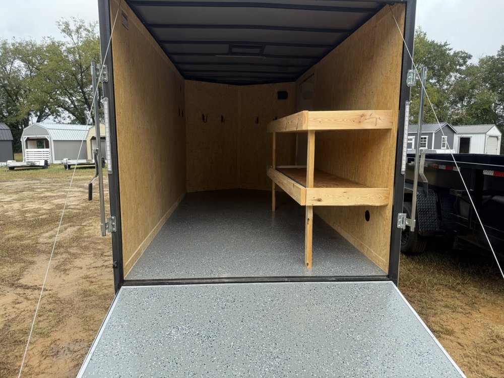 Used 2024 Covered Wagon 7X14 TANDEM Enclosed Cargo