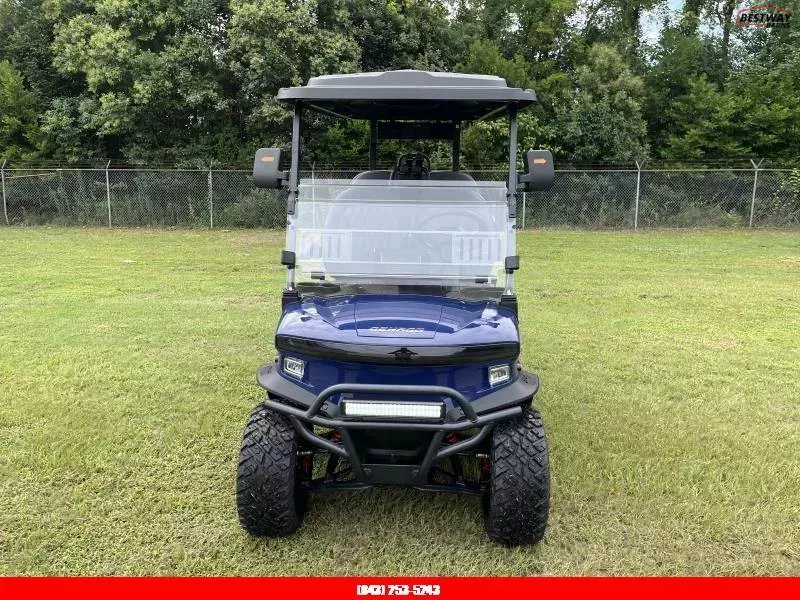 New 2025 Denago EV ROVER XL BLUE Golf Cart