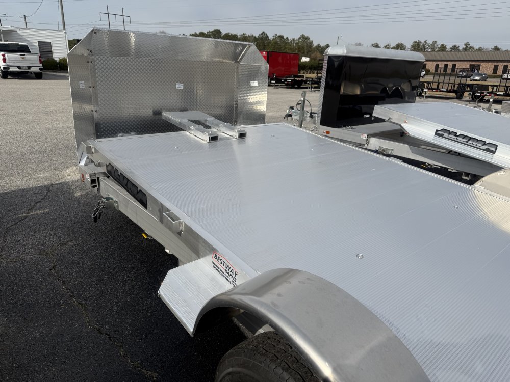 New 2027 Aluma 8218LP W/ WINCHPLATE Car Hauler