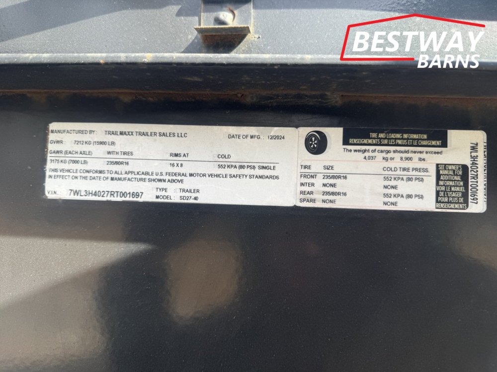 REPO 2024 Trail Maxx GOOSENECK Equipment