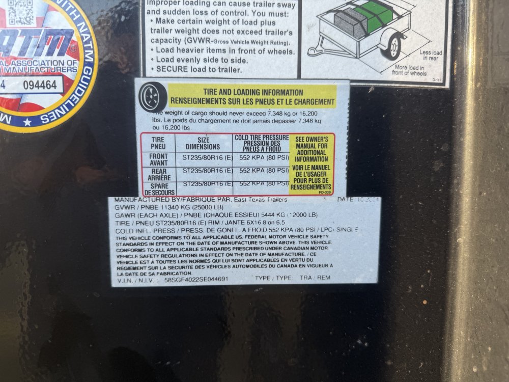 REPO 2025 East Texas Trailers 102 X 40 DECKOVER GOOSENECK Equipment