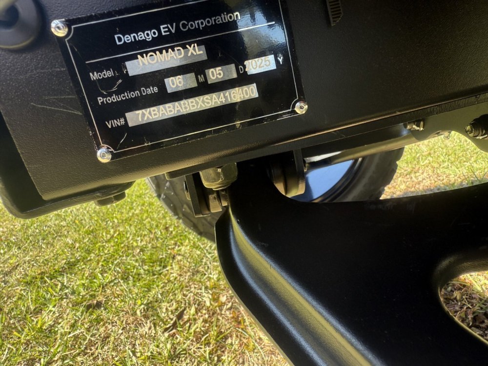 New 2026 Denago EV NOMAD XL WHITE Golf Cart