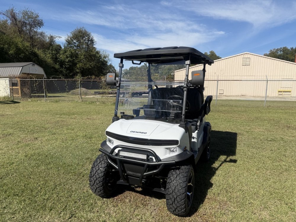 New 2026 Denago EV NOMAD XL WHITE Golf Cart