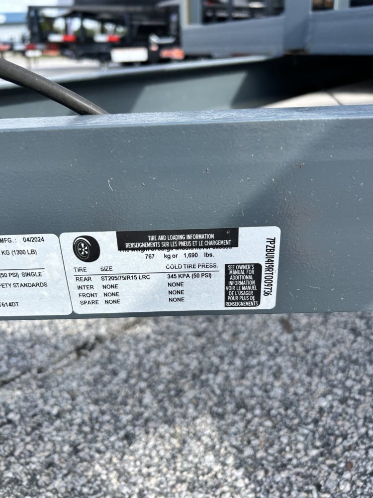 Used 2024 GPS Trailers 76x14 Utility