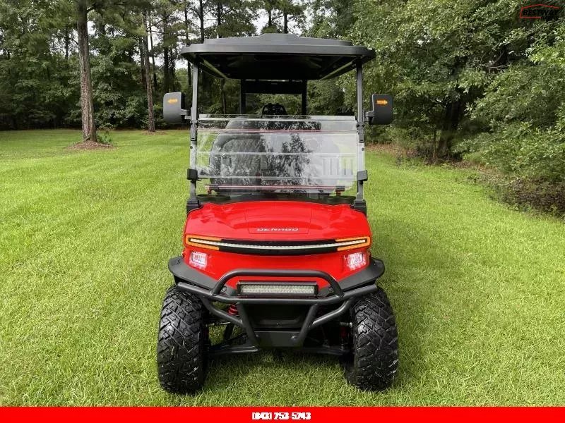 New 2025 Denago EV ROVER XL SCARLET RED Golf Cart
