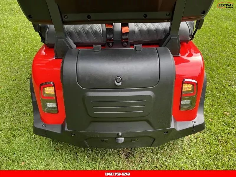 New 2025 Denago EV ROVER XL SCARLET RED Golf Cart