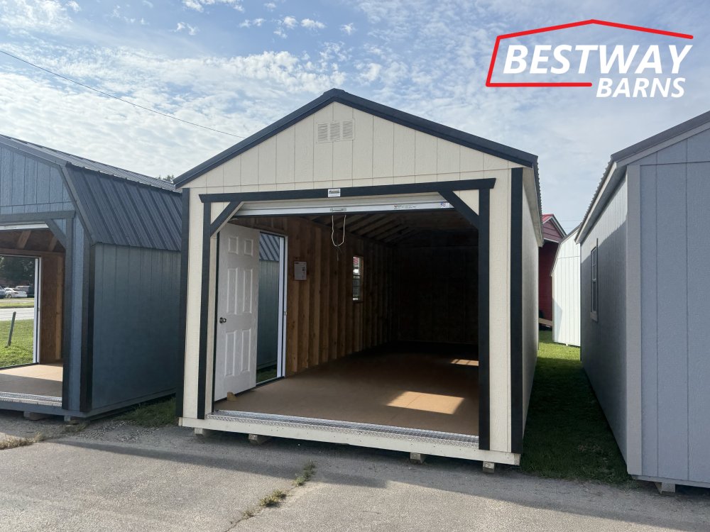 New 2026 Old Hickory 12x28 GARAGE Barn