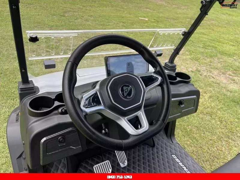 New 2025 Denago EV ROVER XL GRAY Golf Cart