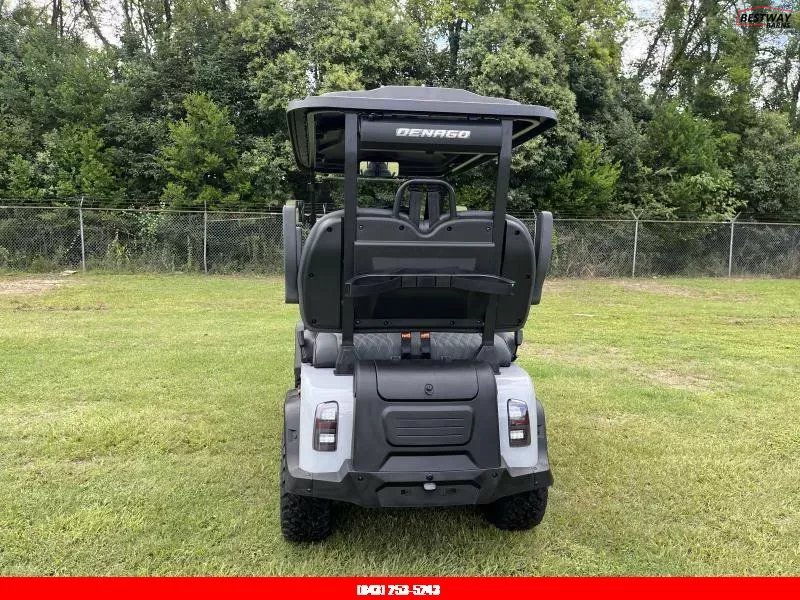 New 2025 Denago EV ROVER XL GRAY Golf Cart