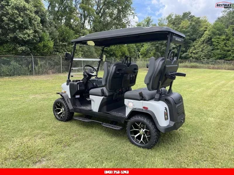 New 2025 Denago EV ROVER XL GRAY Golf Cart