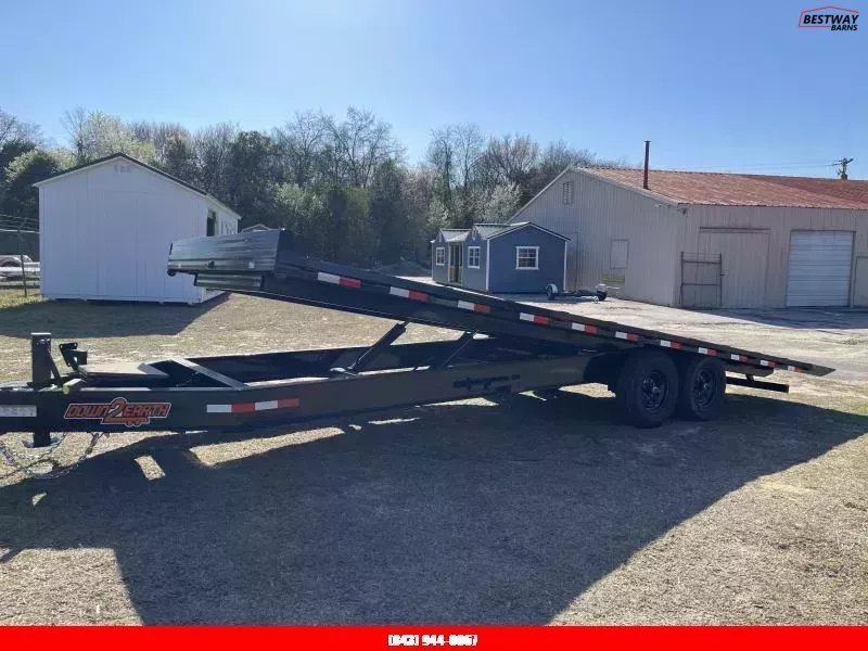 New 2026 Down 2 Earth Trailers 102 X 24 POWER TILT DECKOVER Equipment