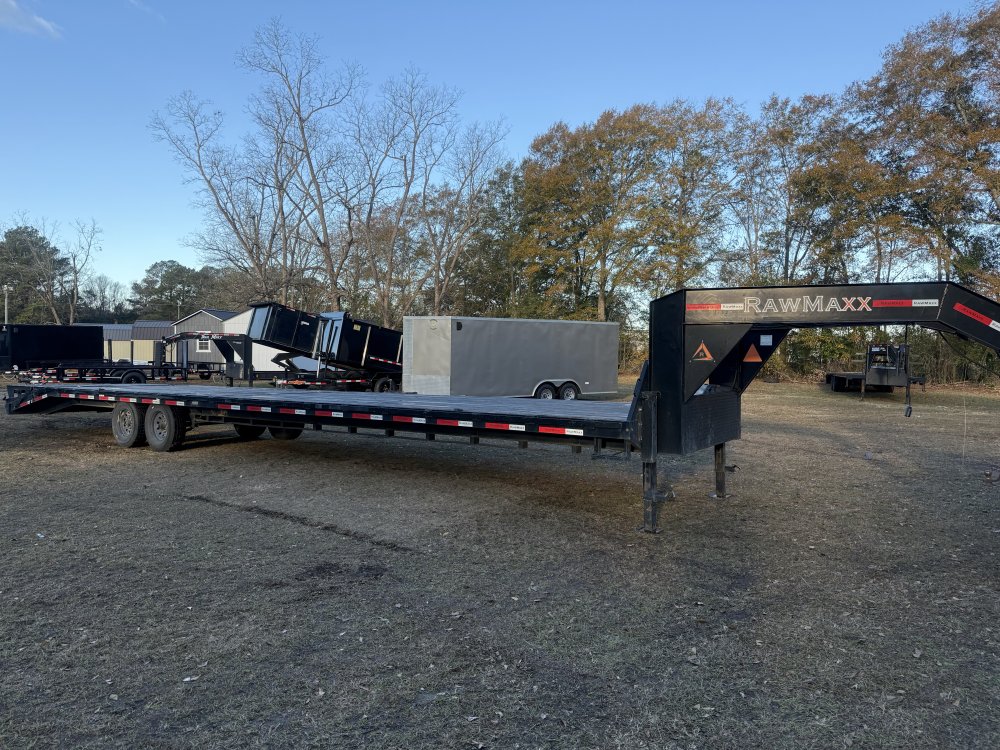 REPO 2024 RawMaxx 102 x 40 Gooseneck Equipment Trailer Equipment
