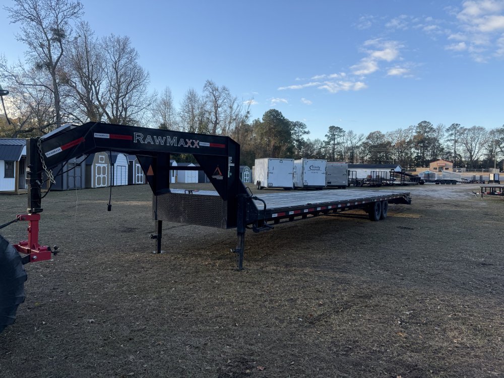 REPO 2024 RawMaxx 102 x 40 Gooseneck Equipment Trailer Equipment