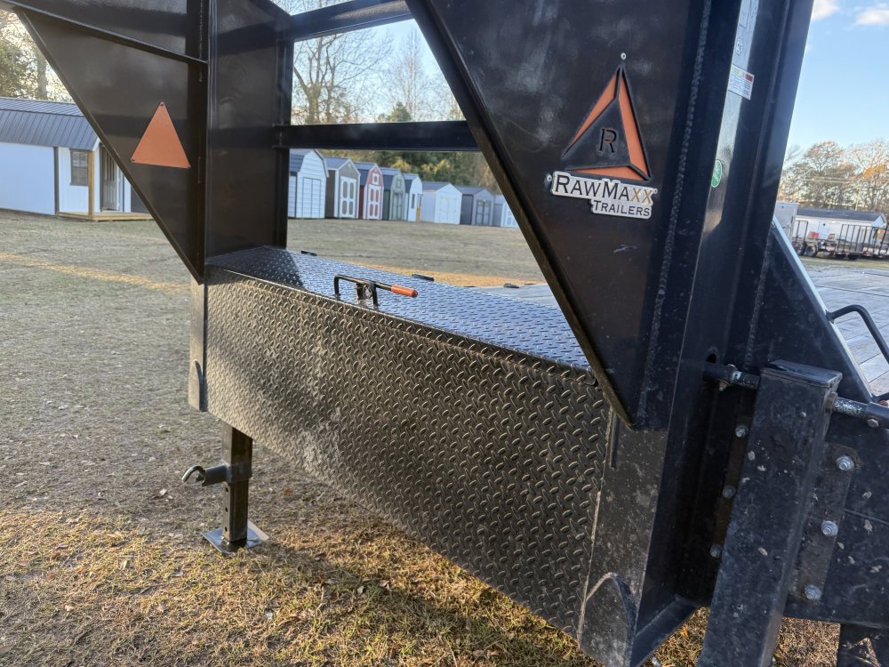 REPO 2024 RawMaxx 102 x 40 Gooseneck Equipment Trailer Equipment