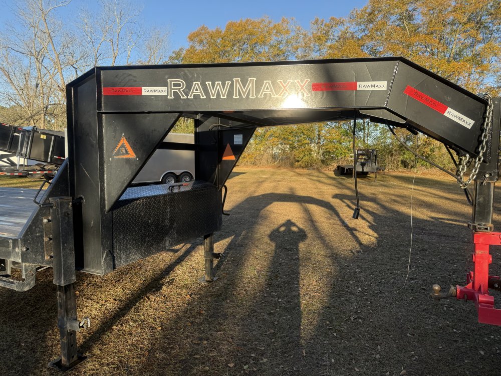 REPO 2024 RawMaxx 102 x 40 Gooseneck Equipment Trailer Equipment