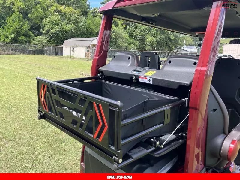 New 2025 Evolution D6 D-MAX XT4 FLAMINGO RED Golf Cart