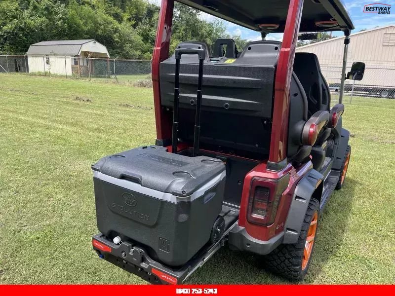 New 2025 Evolution D6 D-MAX XT4 FLAMINGO RED Golf Cart