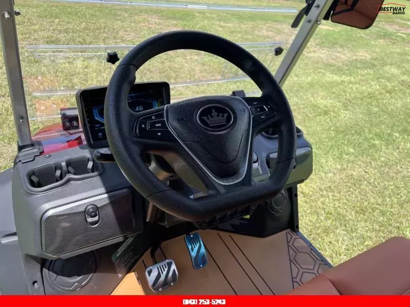 New 2025 Evolution D6 D-MAX XT4 FLAMINGO RED Golf Cart