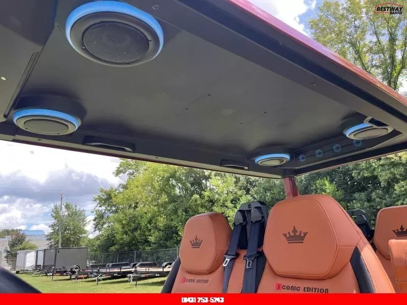 New 2025 Evolution D6 D-MAX XT4 FLAMINGO RED Golf Cart