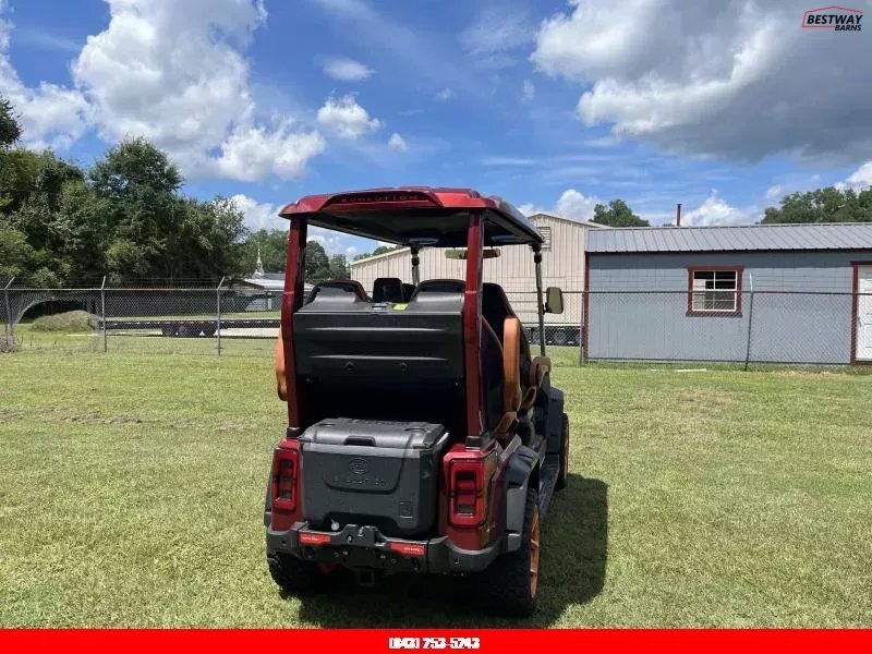 New 2025 Evolution D6 D-MAX XT4 FLAMINGO RED Golf Cart