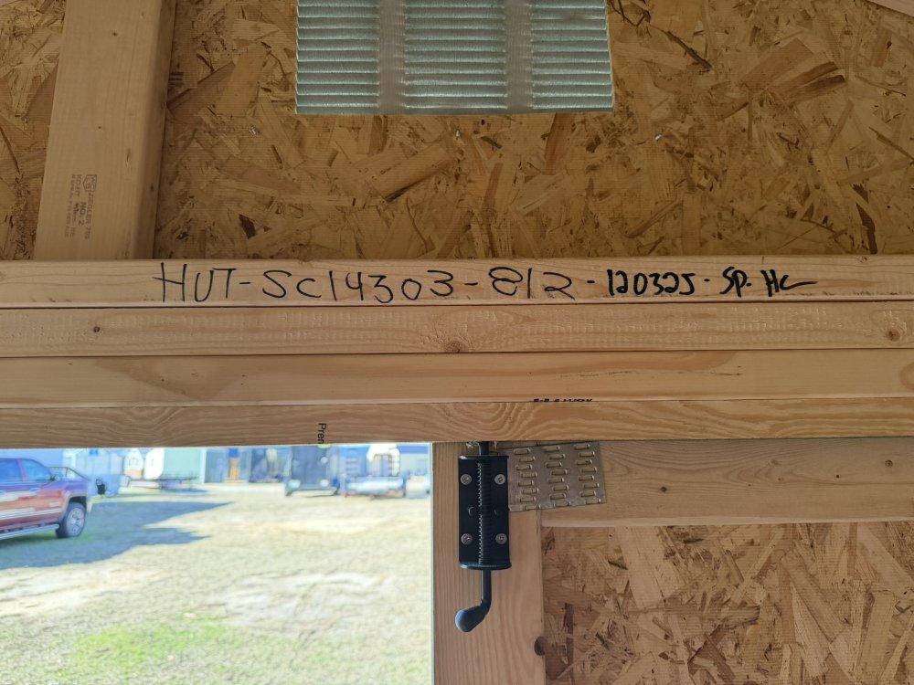 New 2025 Old Hickory 8X12 UTILITY SHED Barn