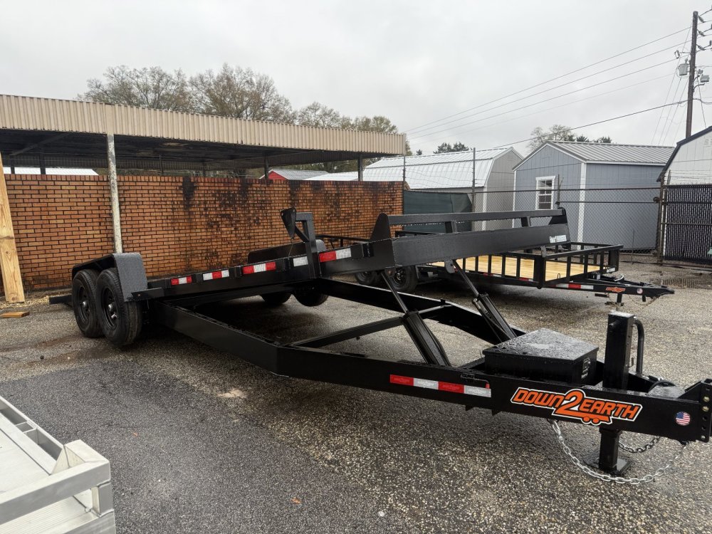 New 2026 Down 2 Earth 82 X 22' STEEL DECK POWER TILT Car Hauler