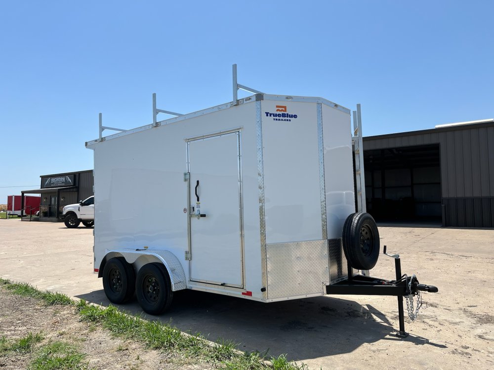 12'x7'x7' TrueBlue Enclosed Cargo