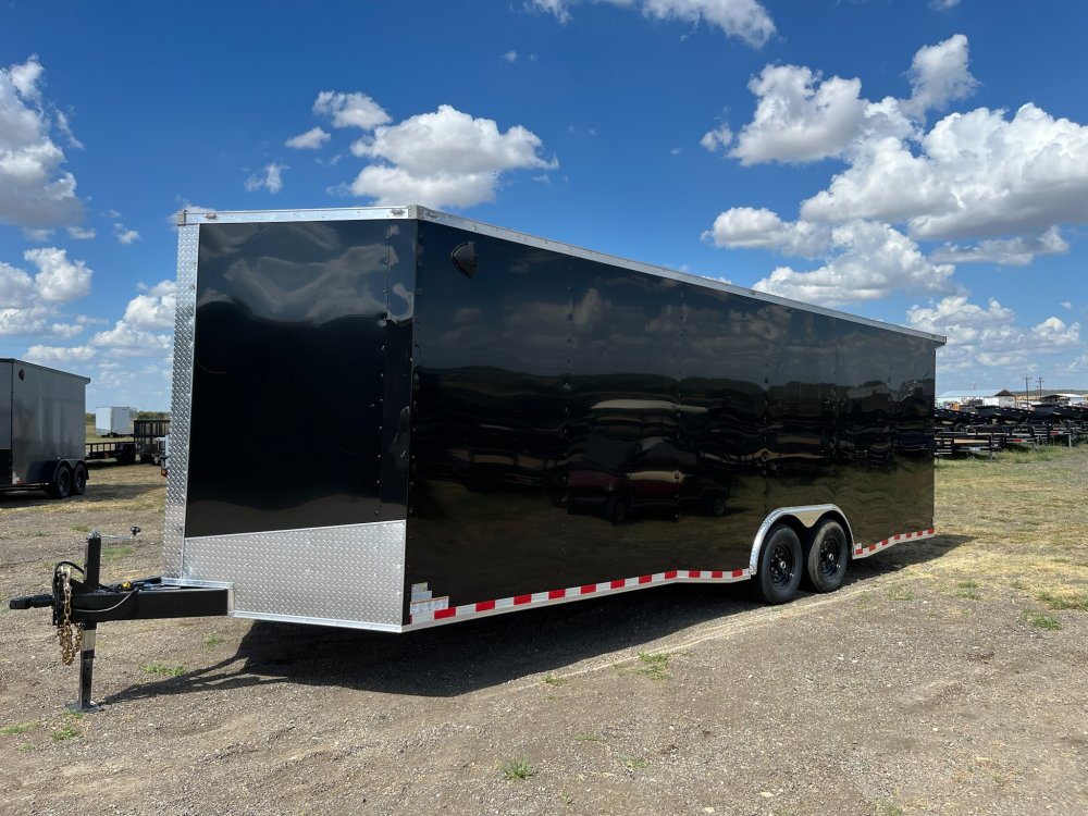 24'x8.5'x TrueBlue Enclosed Car Hauler