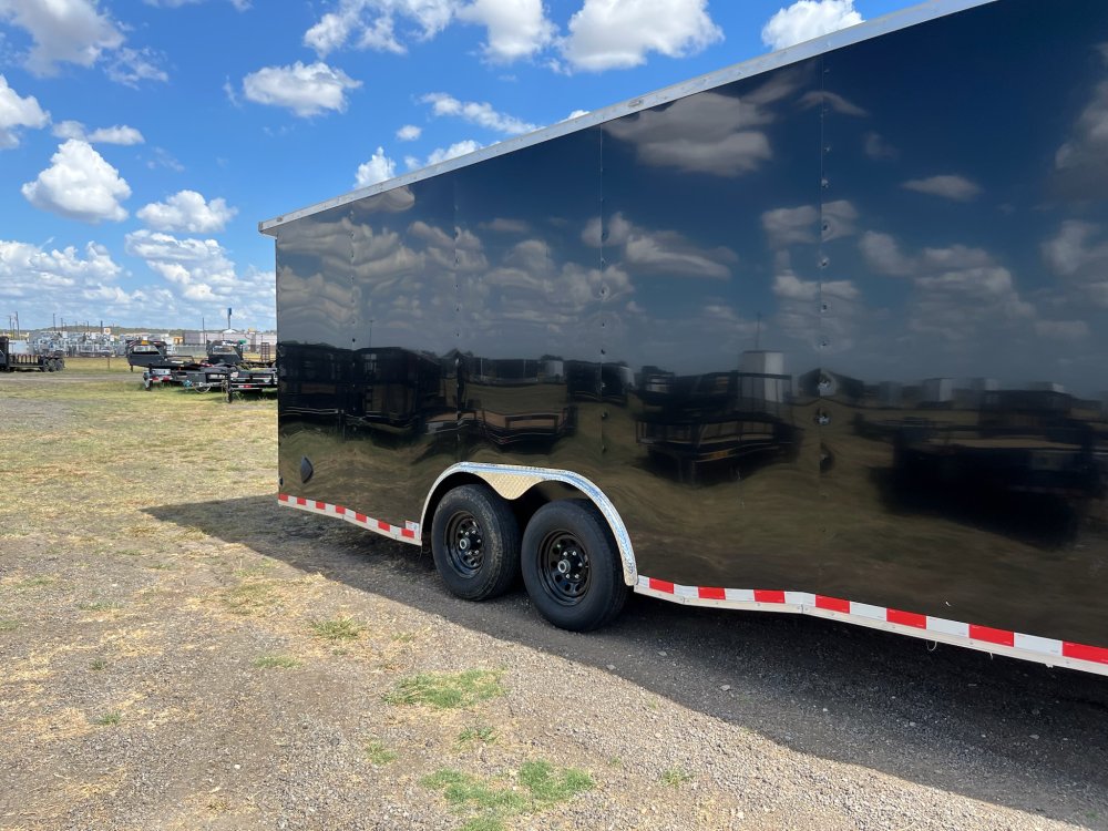 24'x8.5'x TrueBlue Enclosed Car Hauler