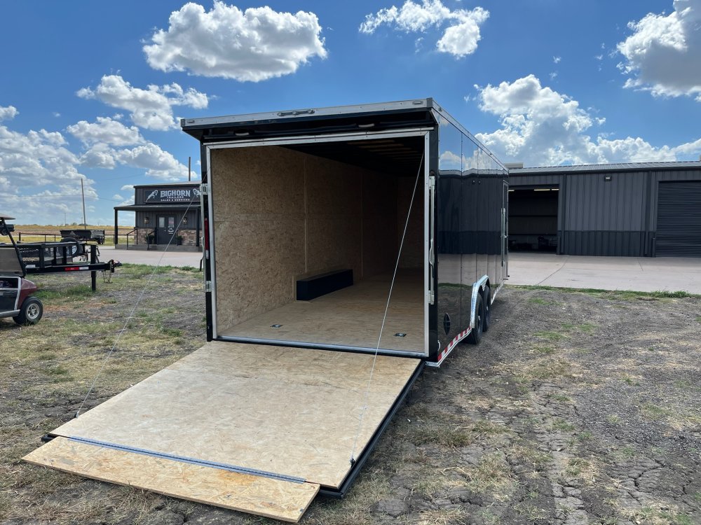 24'x8.5'x TrueBlue Enclosed Car Hauler
