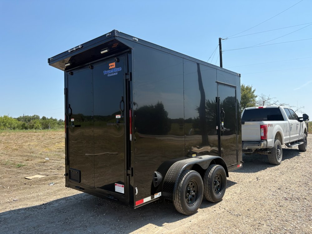 12'x6'x7' TrueBlue Enclosed Cargo