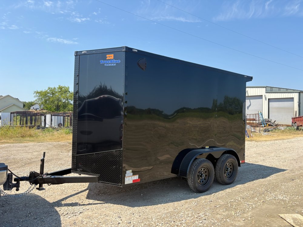 12'x6'x7' TrueBlue Enclosed Cargo