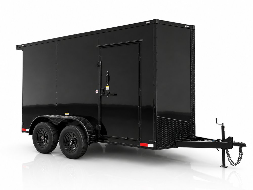 12'x6'x7' TrueBlue Enclosed Cargo