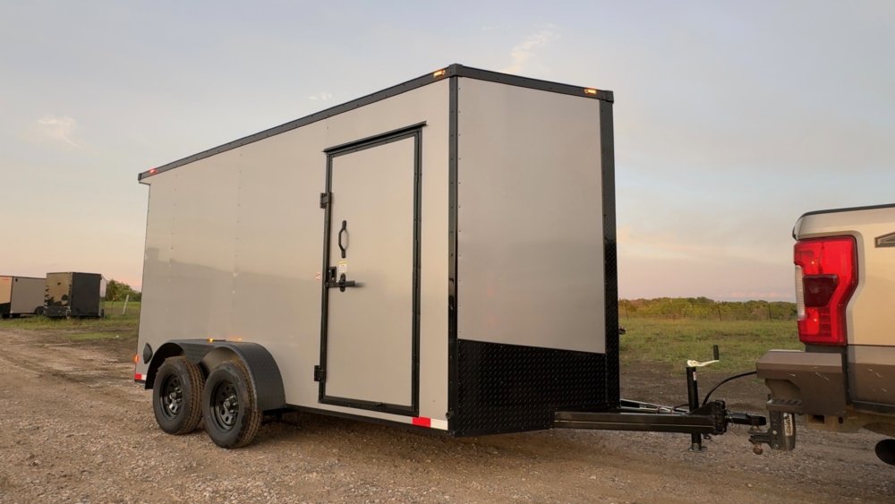14'x7'x7' TrueBlue Enclosed Cargo