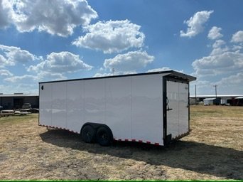 24'x8.5'x TrueBlue Enclosed Car Hauler