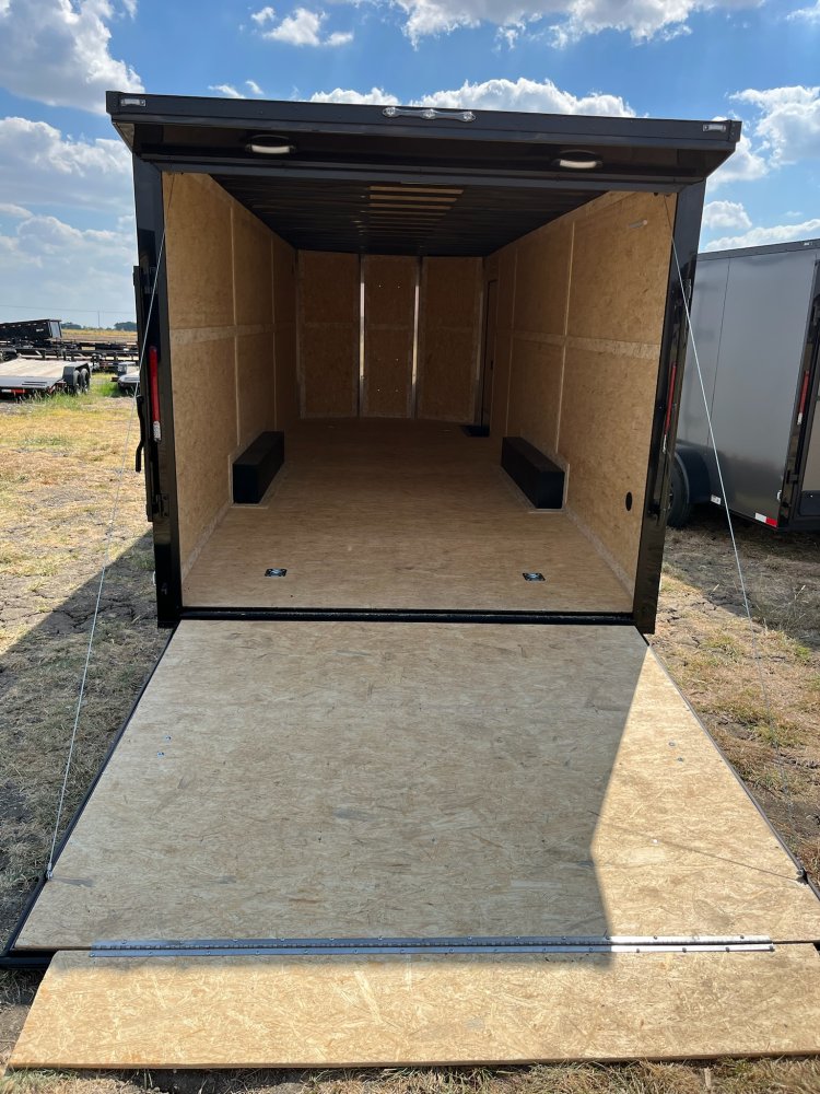 24'x8.5'x TrueBlue Enclosed Car Hauler