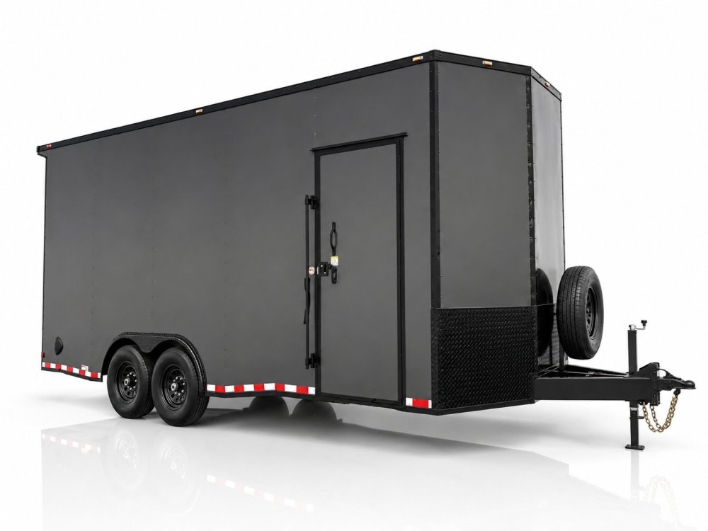 20'x8.5'x8' TrueBlue Enclosed Car Hauler