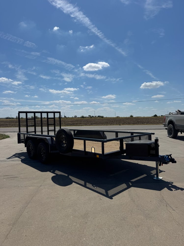 16'x77" TexLine LD Utility Trailer