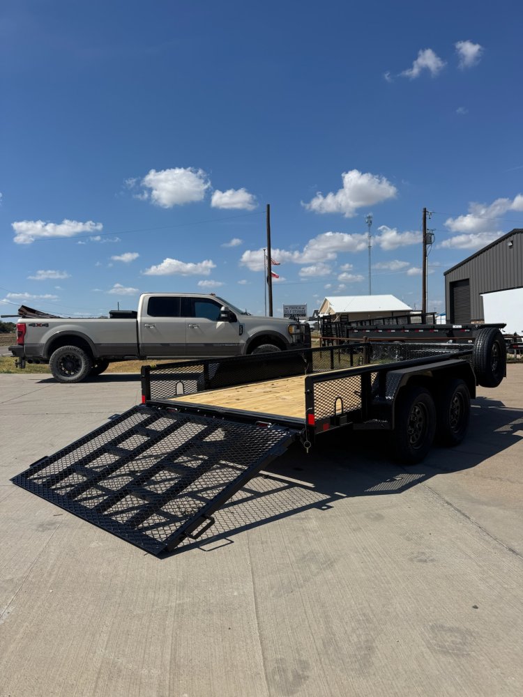 16'x77" TexLine LD Utility Trailer